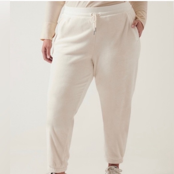 Athleta Pants - Athleta Recover Cozy Jogger NWT Cream color